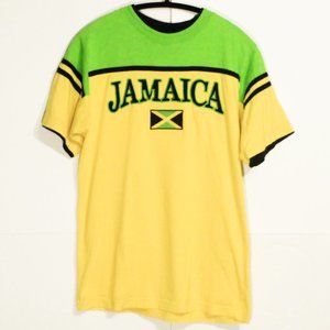 T-Shirt - Jamaica Flag Embroidered Tee